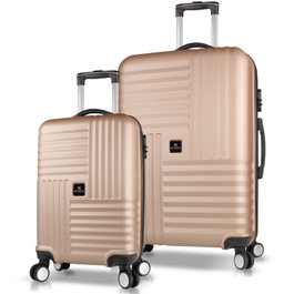 Zoozie Bags Conjunto de Maletas de 2 Piezas Dorado